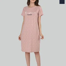 Duchess Pack Of 2 Printed T-shirt Nightdress-picture-27