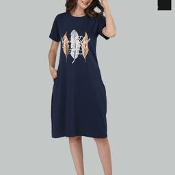 Duchess Pack of 2 Graphic Printed T-shirt Nightdress-image-14