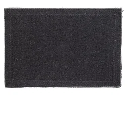 Arrabi Set Of 2 Grey & Beige Geometric Synthetic Floor Mats image 4