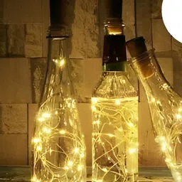 SPARK WORLD 2 Pcs Yellow Rice Shape String Lights image 3