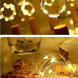 ENORMITY 2Pcs Brown Rice Shape String Lights image 3