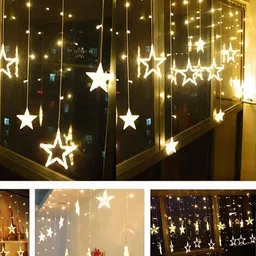 SPARK WORLD White Star-Shaped String Lights image 5