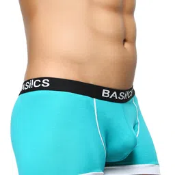 BASIICS by La Intimo Men Pack Of 2 Red & Yellow Solid Low Rise Boy Shorts Briefs image 2