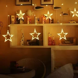 SPARK WORLD Yellow Star Shaped String Lights image 4