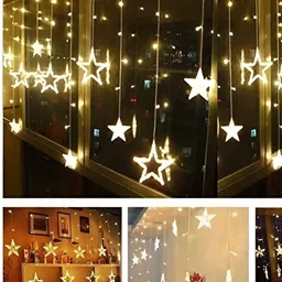 SPARK WORLD Yellow Star Shaped String Lights image 5