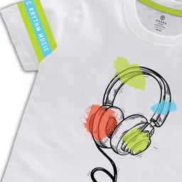 CODEZ Boys Pack Of 2 Printed Cotton T-shirts image 4