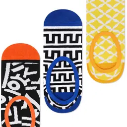 Dynamocks Pack Of 3 Anti-Microbial Shoe-Liners Socks-image-31