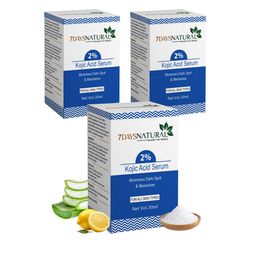 7 DAYS Natural Set Of 3 2% Kojic Acid Face Serum With Niacinamide - 30ml Each-12