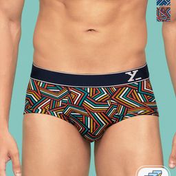 XYXX Men Pack of 3 Relaxed Fit Printed Parallax Intellifresh Cotton Brief-picture-26
