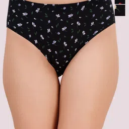 Soie Pack Of 3 Printed High-Rise Hipster Briefs 3FCB-30-5 MULTI PACK-B-picture-7