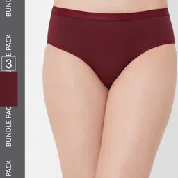 Inner Sense Women Pack Of 3 Organic Cotton Antimicrobial Bikini Briefs IMP004-image-11