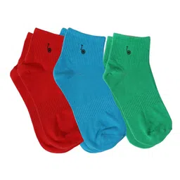 Thela Gaadi Pack Of 3 Cotton Ankle-Length Socks-image-87