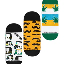 Dynamocks Pack Of 3 Anti-Microbial Shoe-Liners Socks image 3