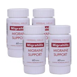 Herbal Hills Migrahills Tablets (60 Tablets (Pack of 4))-84
