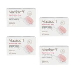 Maxisoft Set Of 4 Moisturizing Soap With Aloe Vera & Shea Butter For Nourishment- 75g Each-15