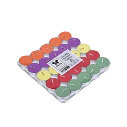 Iris Home Fragrances Red & Green 50-Pieces Unscented Tealights-37