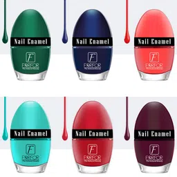FORFOR Set of 6 Jazzy Long Lasting Glossy Nail Polish - 5 ml each-43