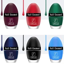 FORFOR Jazzy 6 Pcs Nail Polish For Women-5 ml Each-image-0