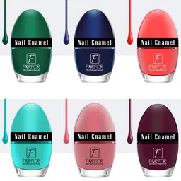 FORFOR Set of 6 Jazzy Long Lasting Glossy Nail Polish - 5 ml each-45