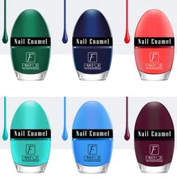 FORFOR Set of 6 Jazzy Long Lasting Glossy Nail Polish - 5 ml each-47