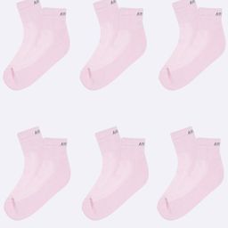 AIR GARB Pack of 6 Moisture Wicking Ankle-Length Socks-image-67