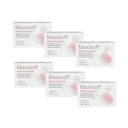 Maxisoft Set of 6 Moisturizing Soaps with Aloe Vera & Neem - 75 g Each-15