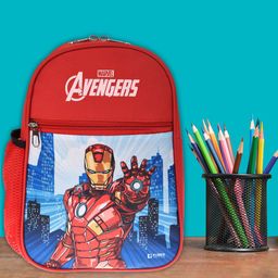 Kuber Industries Kids Iron-Man Printed Backpack-26