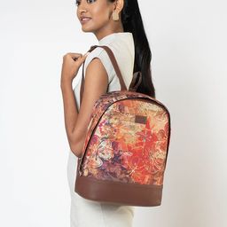 ZOUK Floral Printed Backpack image 1
