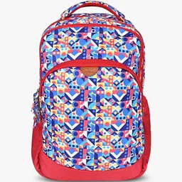 TEAL BY CHUMBAK Geometric Printed 13 Inch Laptop Backpack-image-63