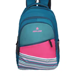 ZIPLINE Unisex Colourblocked Backpack-12