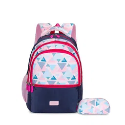 THE CLOWNFISH Kids Printed Medium Backpack with Zip Pouch-18