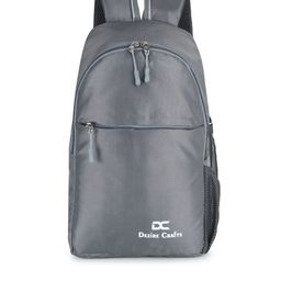 Dezire Crafts Unisex Grey & White SolidBackpack-4