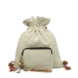 The House of Tara Women Textured Backpack-13