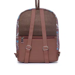ZOUK Women Ethnic Motifs Printed Backpack image 5