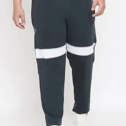 bigbanana Men Plus Size Colourblocked Track Pants-image-29