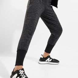 Campus Sutra Women Charcoal Grey Cotton Joggers-image-80
