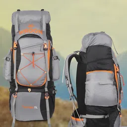 WROGN Logo Printed Waterproof Rucksacks with Rain Cover-image-76
