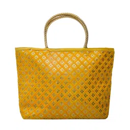 Kuber Industries Embellished Structured Handheld Bag-17