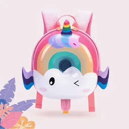 Little Surprise Box LLP Kids Colourblocked Water Resistant Backpack with Hip Strap-image-5