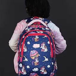 Gleevers Kids Graphic Printed Ergonomic Backpack-51