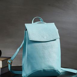 Mona B Women Turquoise Blue Convertible Daypack with Stylish Design-80