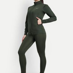 WAYLENE Mock Collar Jacket & Tights image 3