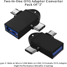 WRENS USB Type C, Micro USB OTG Adapter image 2
