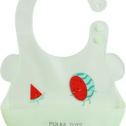 Waterproof Silicone Bibs for Feeding & weaning Babies with Adjustable Velcro-image-43