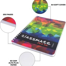 classmate Pulse A4 Notebook Single Line 250 Pages image 3