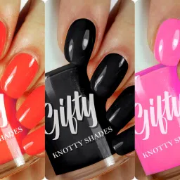 No Toxin Nail Lacquer (Still I Will Rise) Rocking Red,Midnight Black,Babydoll Pink-12