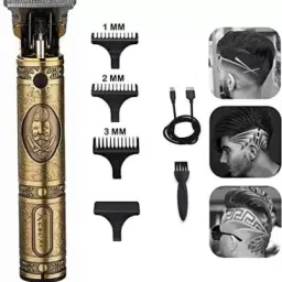 NUVIO Professional Golden t99 Trimmer Haircut Grooming Kit Metal Body Rechargeable 57 Trimmer 120 min Runtime 4 Length Settings-14