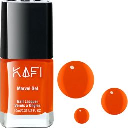 Gel Effect Nail Polish - Long lasting, Non Toxic, High Shine, Vegan, 10-Free Formula, SalonPro - (Bright Orange). Agent Orange-image-24