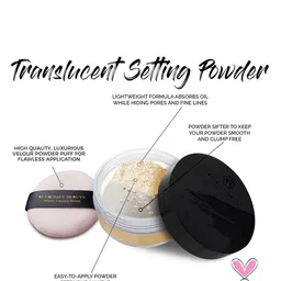 Adbeni HD Mattifying Loose Powder With Light-Diffusing Particles 12g - Shade 01 image 4