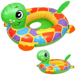 Tortoise Shape Swimming Ring for Kids Inflatable Bath Tub for Boys and Girl-14